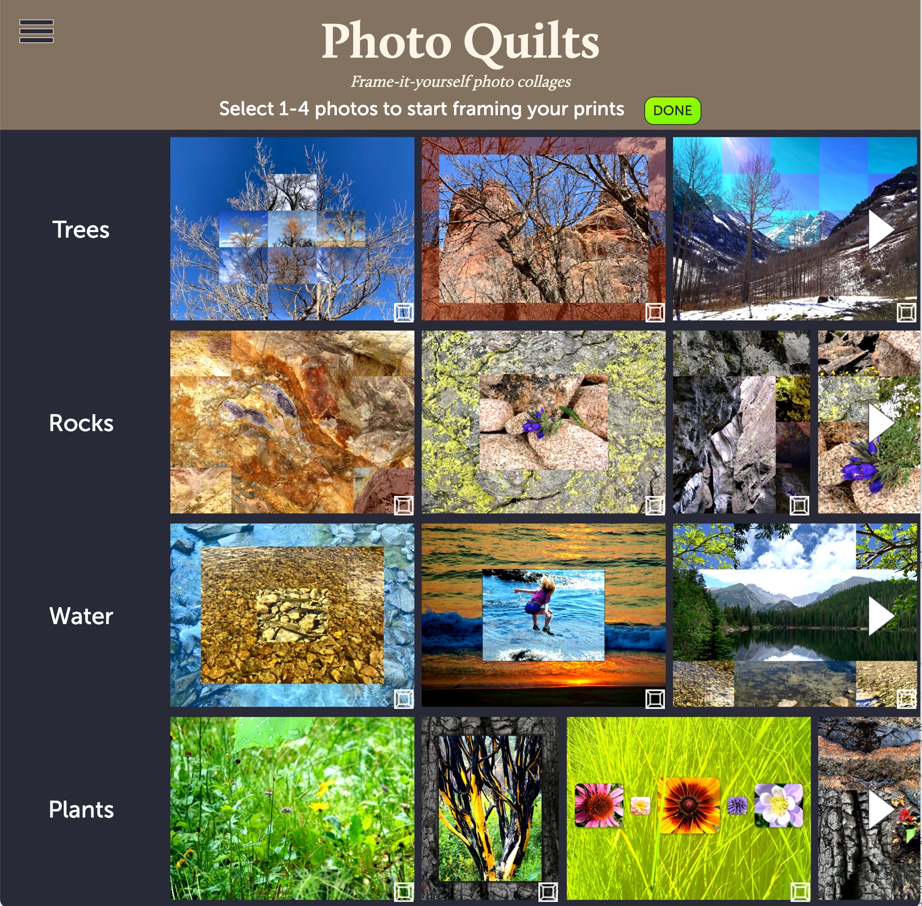 PhotoQuilts home page