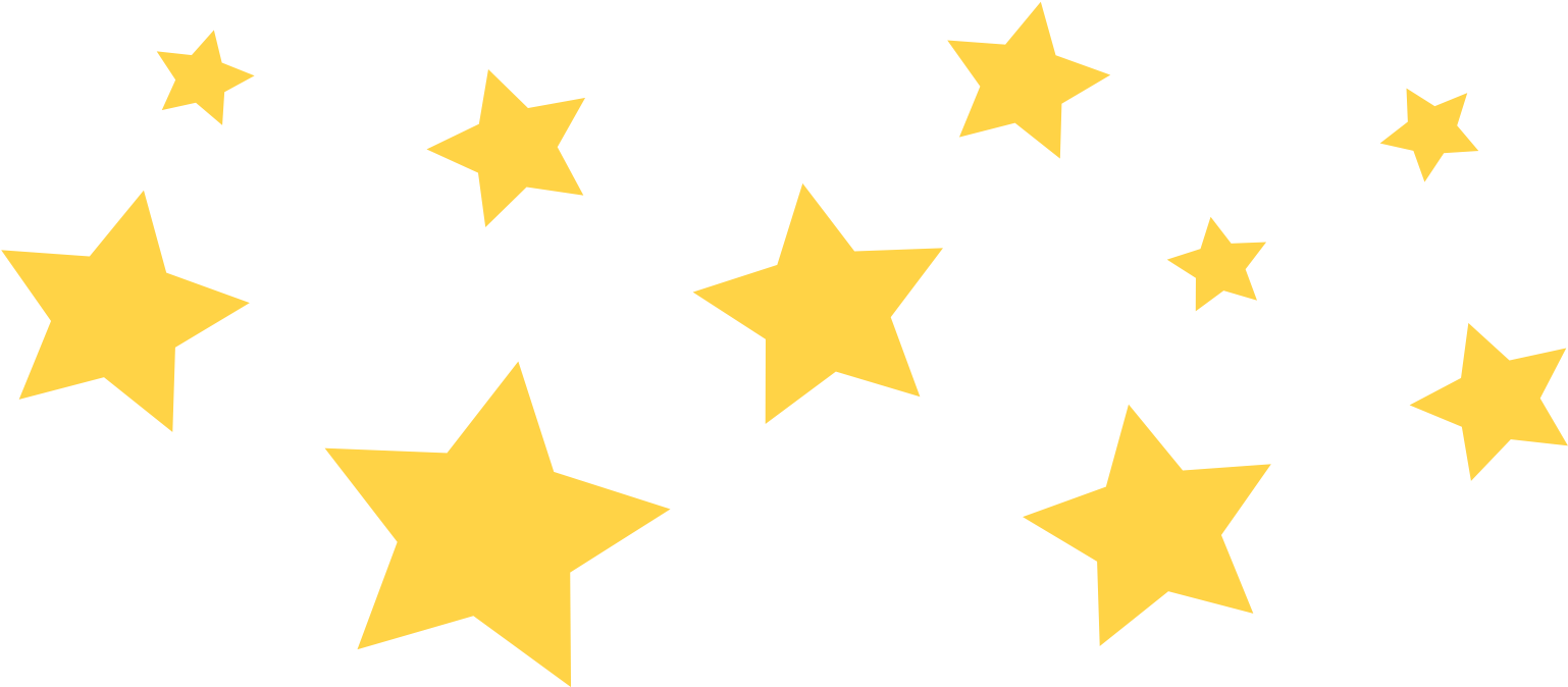 animation of stars appearing in night sky